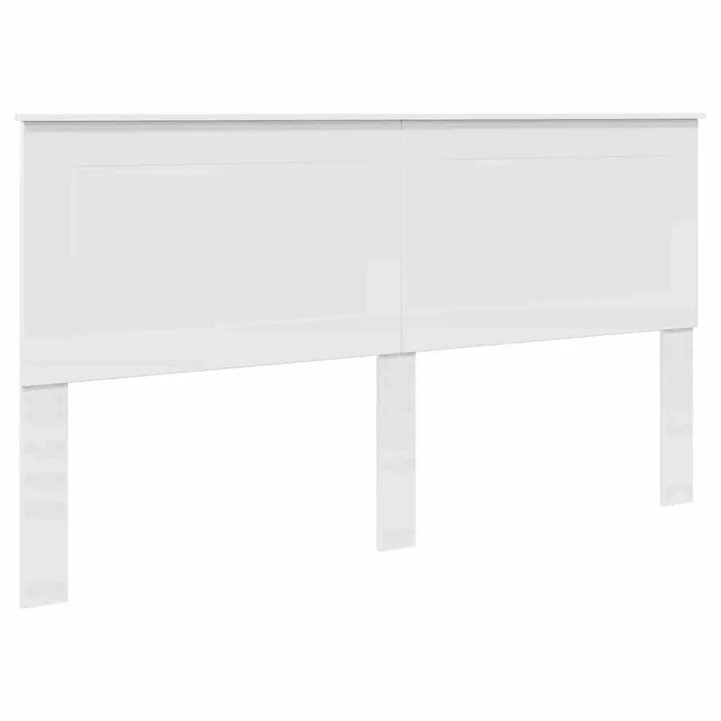 Testiera-Testata-Testiera Decorativa Bianco 200 cm Legno multistrato 504588