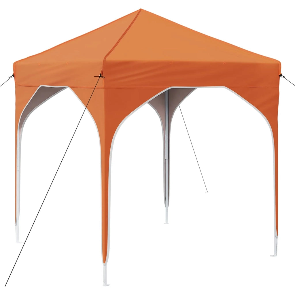Tenda per feste a pop-up 194 x 194 x 245 cm Arancione 42019822