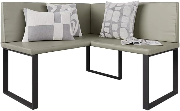Vicco panca ad angolo Ravon, Cachemire, 120 x 120 cm