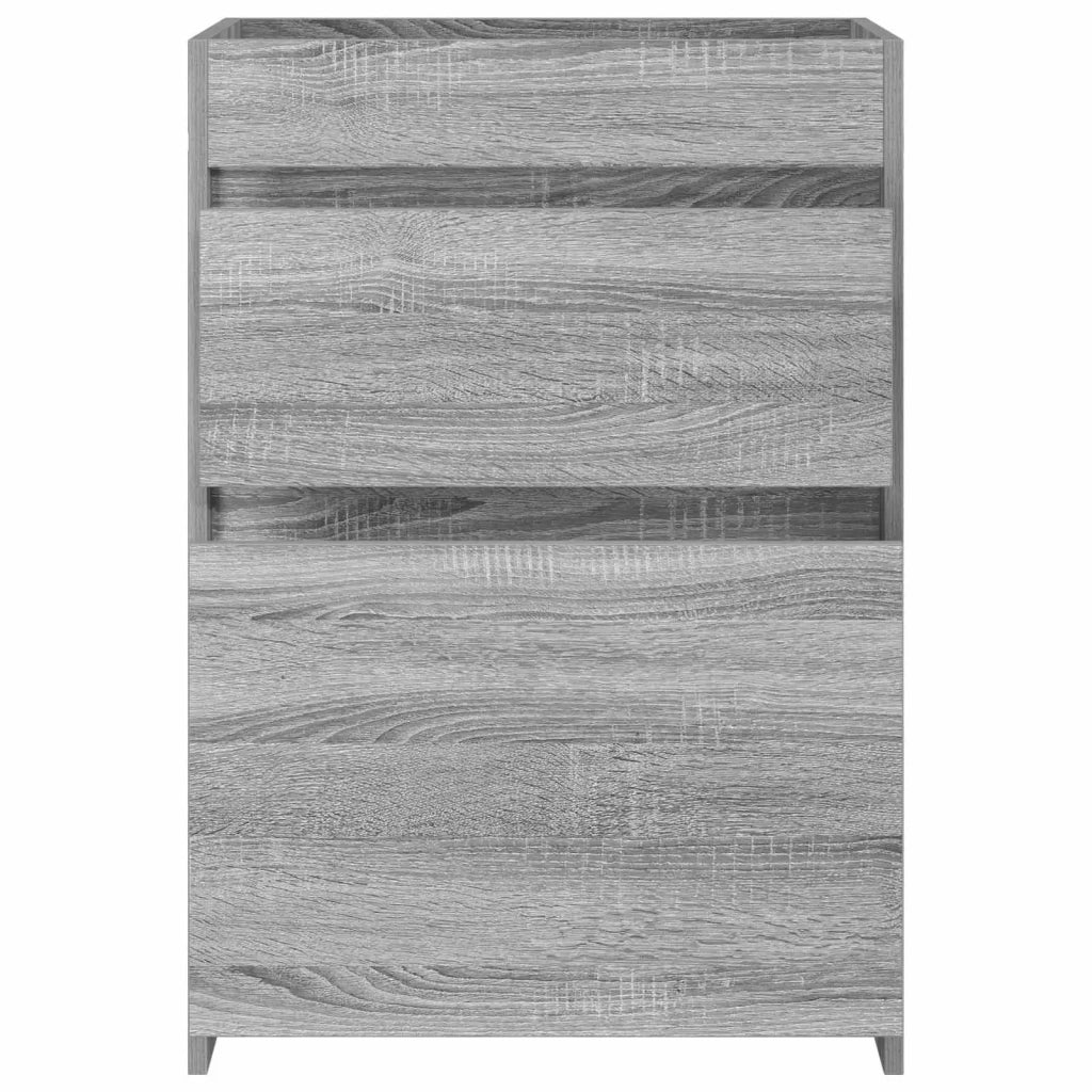Mobiletto da Bagno Sotto Lavabo Sonoma grigio 56 x 37,5 x 81 cm
