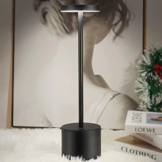 Lampada da Tavolo Ricaricabile - Senza Fili - Regolabile - Alta Qualità - Adatto per la Sala da Pranzo o la Camera da Letto