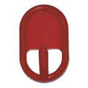Ganci in plastica bianco - 4 pz.