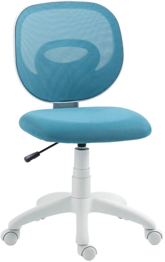 Sedia Ergonomica per Ufficio - Blu - Schienale C - Regolabile in Altezza - Struttura in Plastica