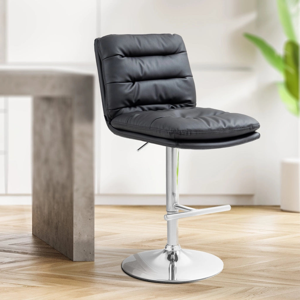 Barhocker Damar Kunstleder chrom