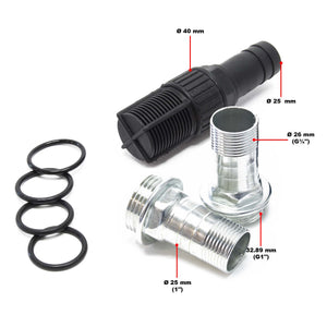 Pompa autoadescante per diesel gasolio 80 l/min 550W 230V altezza di aspirazione 2 m