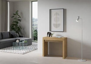 Consolle Allungabile 90-196x42x77 cm in Nobilitato Marrone