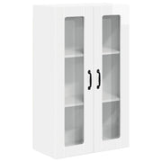 Pensile da cucina | Mobile in vetro da parete LUCCA Bianco Lucido 60 x 31 x 100 cm