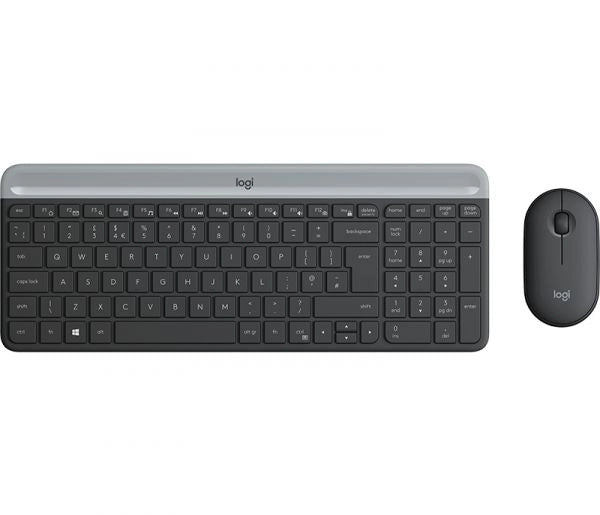LOGITECH KIT TASTIERA+MOUSE WIRELESS USB NERO MK470 920-009196