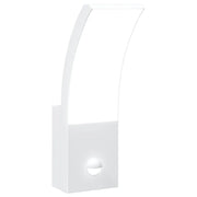 Applique con LED e Sensore Bianca in Alluminio Pressofuso CFW5711862