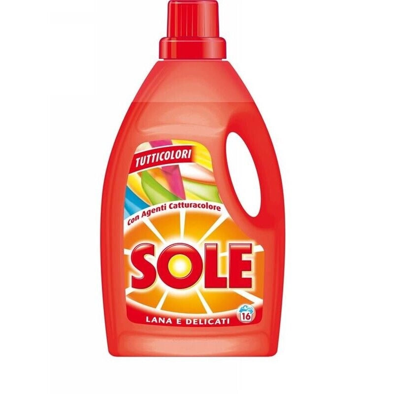 SOLE DETERSIVO BUCATO LAVATRICE LANA E DELICATI 1 LITRO TUTTICOLORI