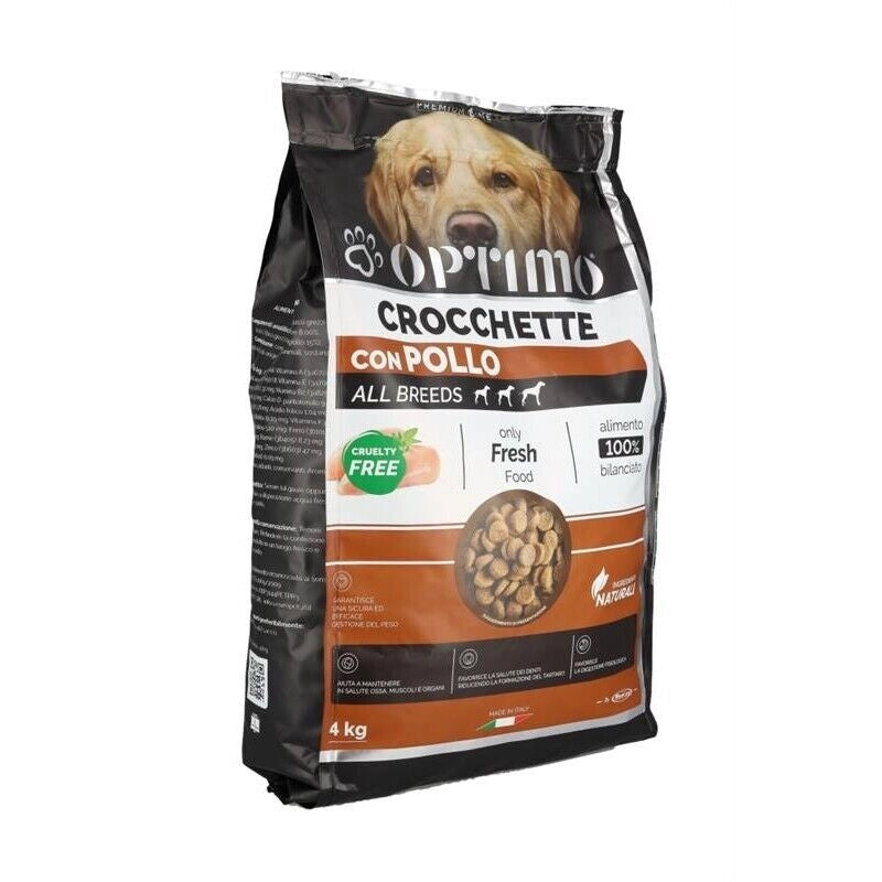 OPTIMO CROCCHETTE PER CANE CON POLLO IN FORMATO DA 4 KG