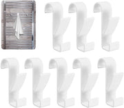 Haken per Radiatore per Bagno - Maniglie per Asciugamani Radiatori - Maniglie per Bagno - Haken per Radiatori a Sfera - Materiale ABS Duraturo - Design Unico con Due Spigoli - Maniglie per Radiatori