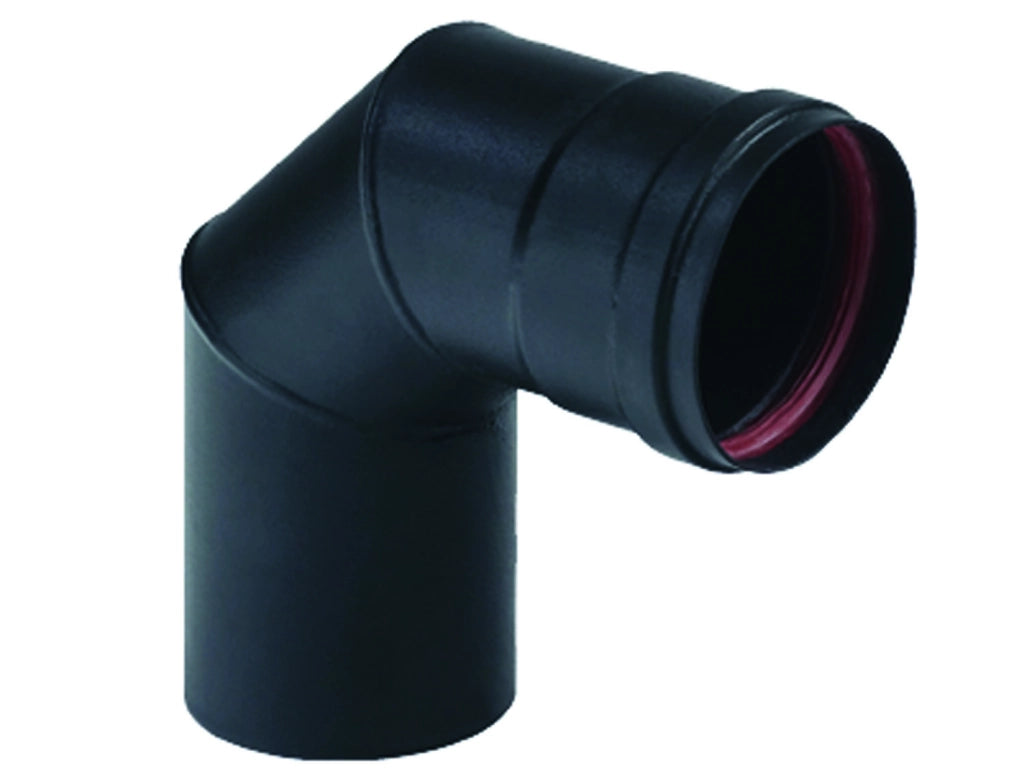GOMITO IN ACCIAIO PESANTE SMALTATO PORCELLANATO PELLET AETERNUM 90 CM.10