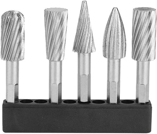 Set di Lame Rotanti HSS - 5 Pezzi - Acciaio Velocità - Leggero - Duraturo - Funzionalità Scheggiante
