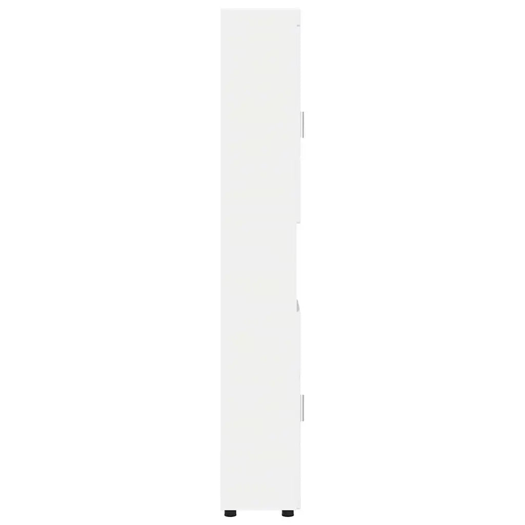 Set di Armadi da Bagno TULUM Bianco 37 x 31,5 x 203 cm