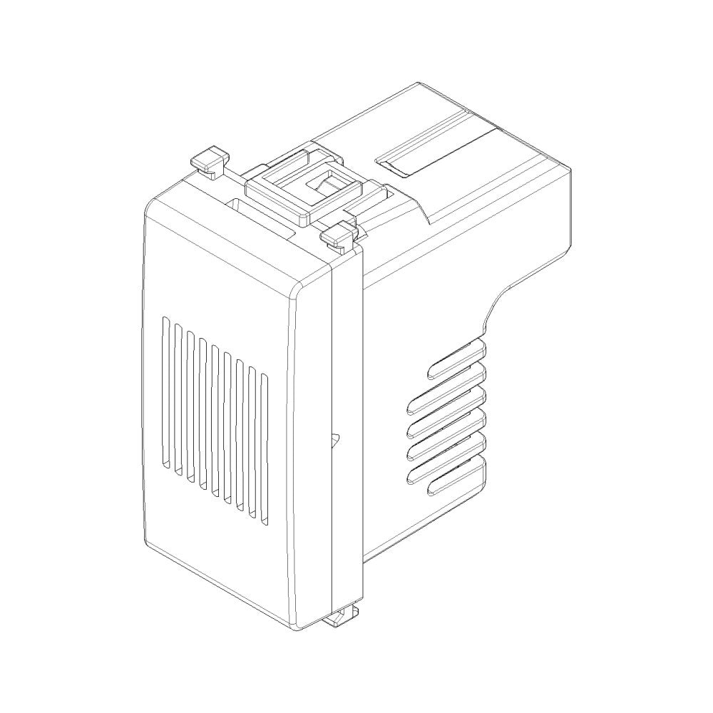 Vimar suoneria/ronzatore alimentazione 230v 50-60 hz bianco funzione settabile staccando e ruotando il coperchio di 180°
