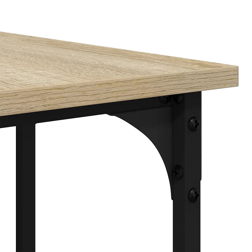 Scrivania Rovere Sonoma 139x139x75 cm in Legno Multistrato 837593