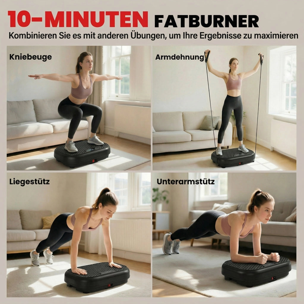 Piastra Vibrante per Massaggi ¨C zephmum ¨C Nero