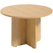 TAVOLO CAFFÈ Rotondo 66x66x45 cm Bambù Naturale