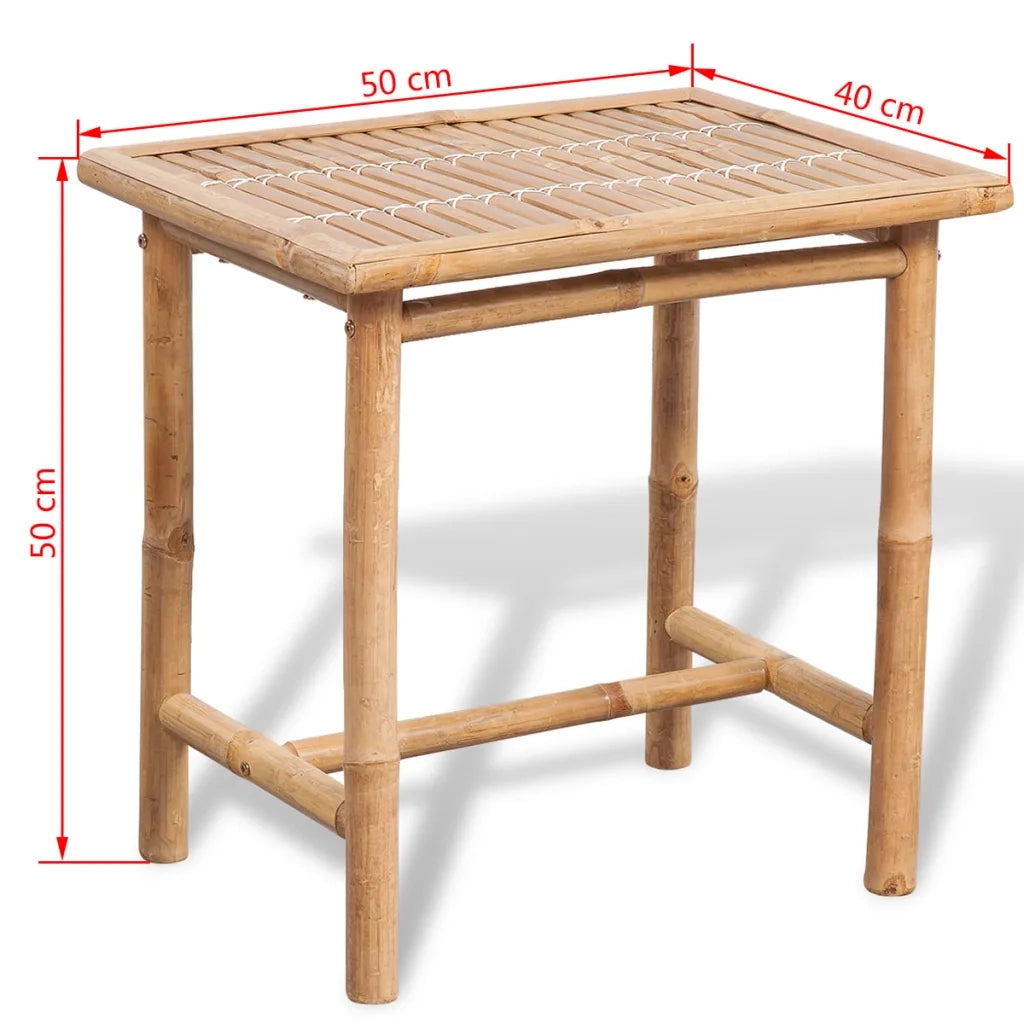 Set da Bistrot 3 pz con Cuscini in BambÃ¹ cod mxl 44253