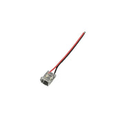 10 Pezzi Connettore Trasparente Invisibile 10mm 2 PIN Per Chiudere 2 Striscie Led Smd COB con Passo da 10mm Senza Saldare