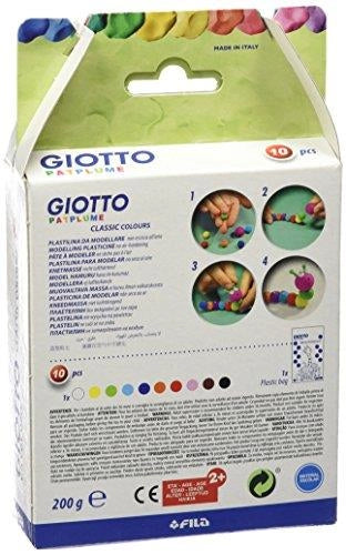 GIOTTO PATPLUME PLASTILINA 10 COLORI X 20 GRAMMI