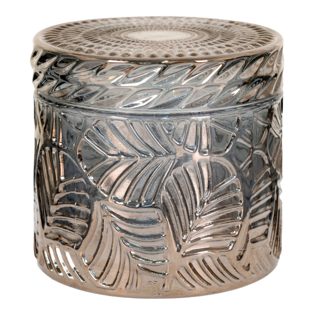 Set di 2 Vasi Decorativi Jars, Blu, Vetro, 9x9x8,5 cm