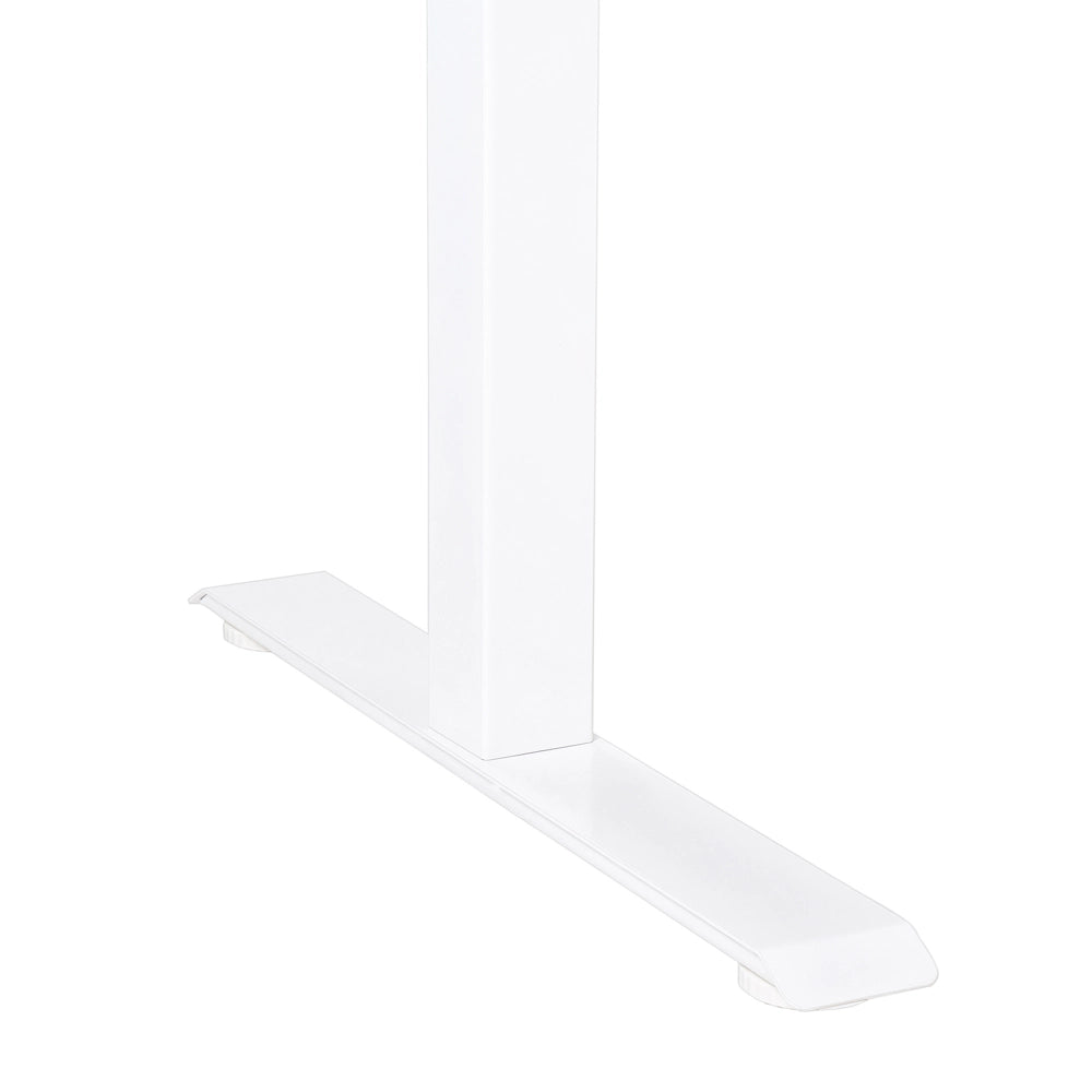 Scrivania regolabile in altezza elettricamente nero e bianco 120 x 72 cm Struttura in acciaio verniciato a polvere
