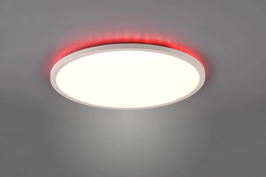 Plafoniera LED Aureo RL 40cm 30W bianca con telecomando
