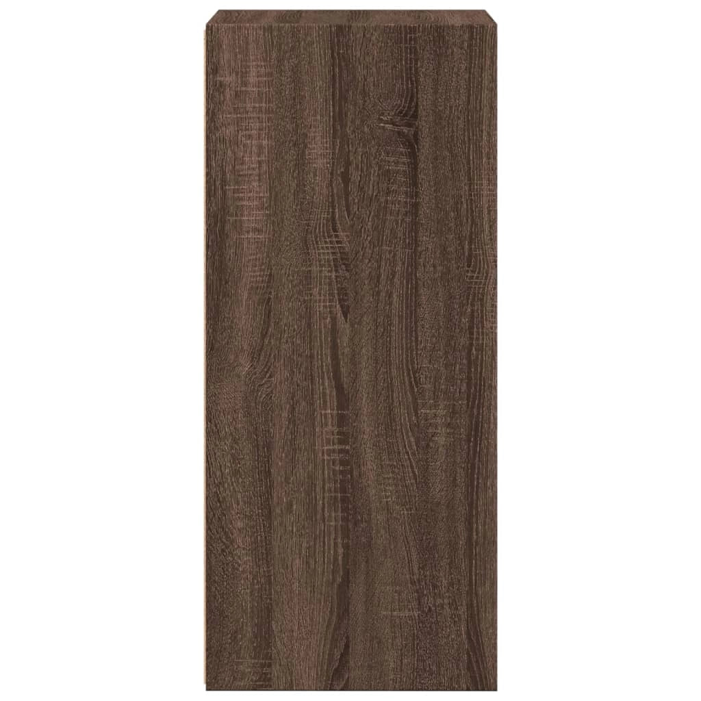 Credenza cassettiera armadio mobile contenitore organizer per cucina soggiorno salotto 40 x 41 x 93 cm legno ingegnerizzato marrone 02_0031257