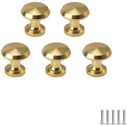 Maniglia di Finestra in Alluminio/Ruggine Inox - 5 Pezzi - Maniglia Rotonda - Diametro 29 mm - Moderna/Elegante - Maniglia Singola