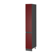 Armadio da farmacia R-Line Rosso/Antracite 30 cm Forma a J Vicco