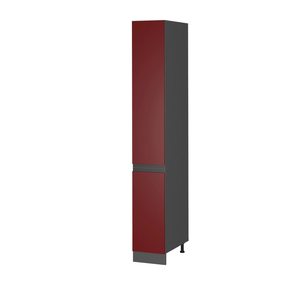 Armadio da farmacia R-Line Rosso/Antracite 30 cm Forma a J Vicco
