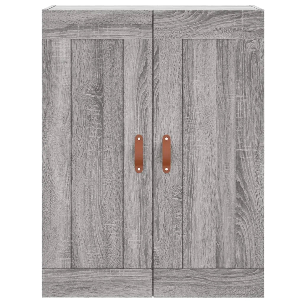 Credenza Grigio Sonoma 69,5x34x180 cm in Legno Multistrato 3199599