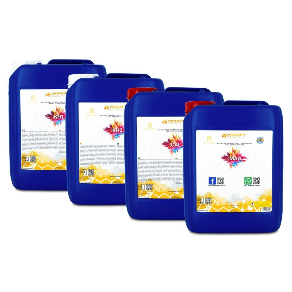 Modern Reef All-in-one Reef Keeping System Set - metodo balling Formato: 4X5L