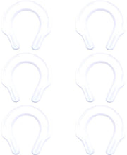 Stopper per porte - Protezione per le dita - Previene il rumore - Bianco - Porte che sbattono - Per un uso sicuro in casa - 6 Pack