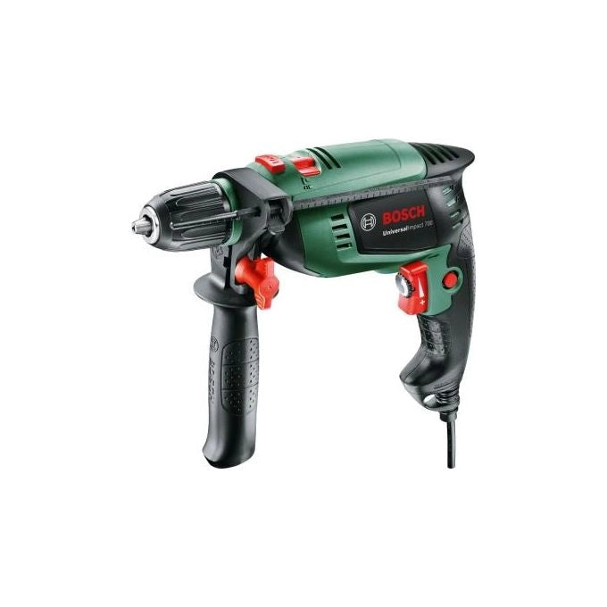 Bosch UniversalImpact 700 3000 Giri/min Senza chiave 1,7 kg Nero, Verde, Rosso