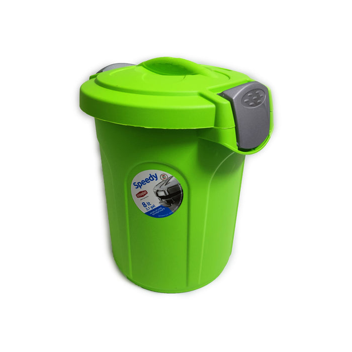 BIDONE SPAZ. VERDE MELA C/GANCI lt 8