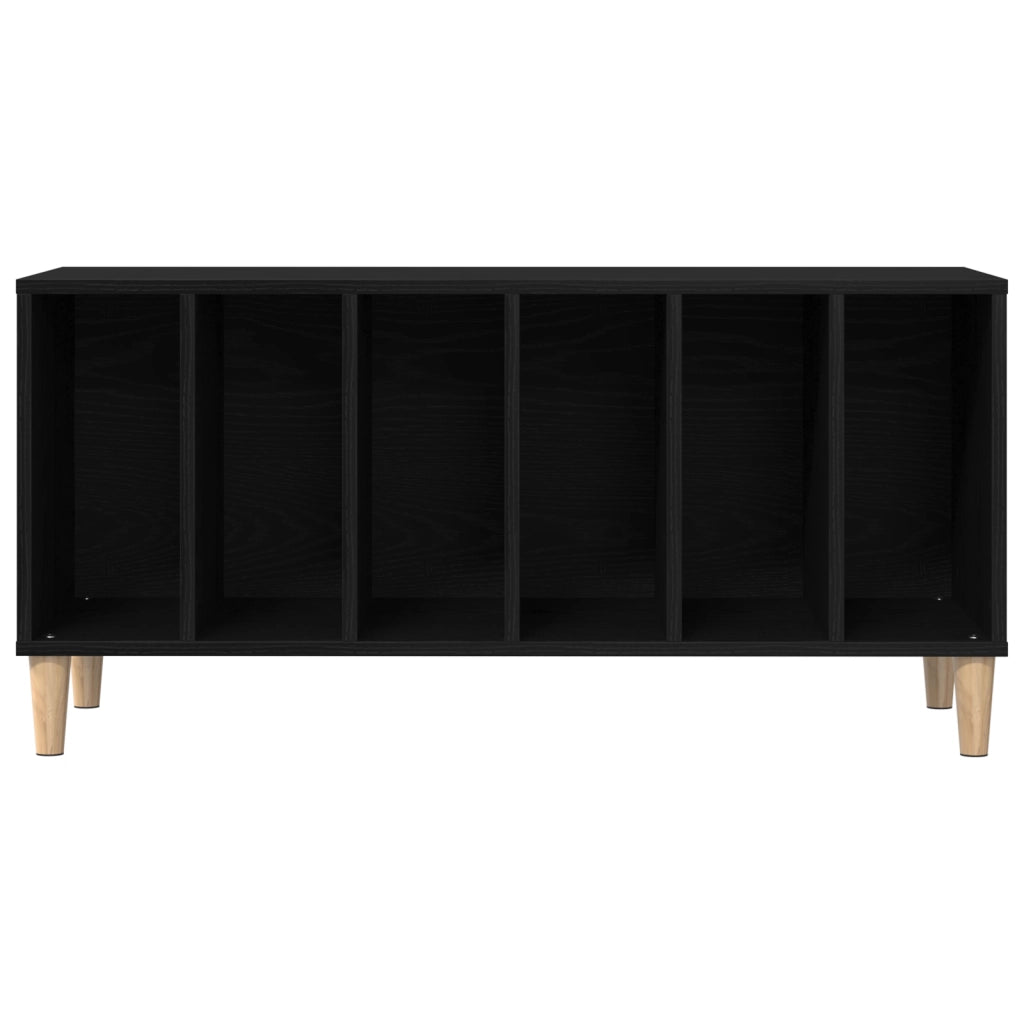 Armadio per dischi  Nero Quercia 100x38x48 cm Legno ingegnerizzato
