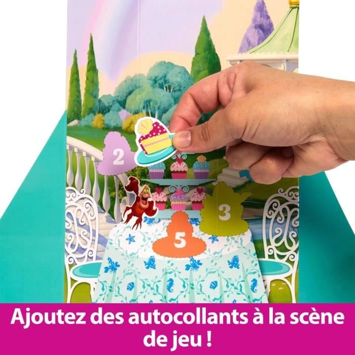 Mattel-Disney Princesses Spin & Reveal-Ariel bambola con 11 sorprese HTV88
