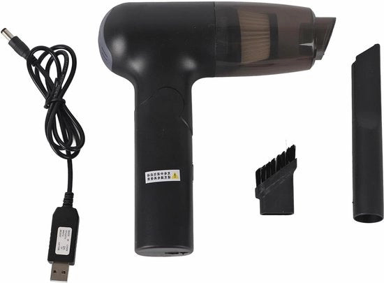 Aspiratore Manuale Portatile - 120 W Potenza Alta - 9000 Pa Potente Potenza di Aspirazione - 120 Ml Cassetto di Polvere