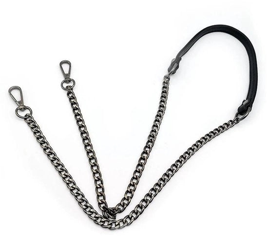 Borsa a tracolla con cinturino - 120 cm - Pelle PU - Acciaio inossidabile - Chiusura antiscivolo - Impermeabile - Capacità di carico fino a 5 kg - Cinturino per borse