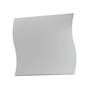 Specchiera da parete Ardin, Made in Italy, Specchio da bagno, cm 110x2h60