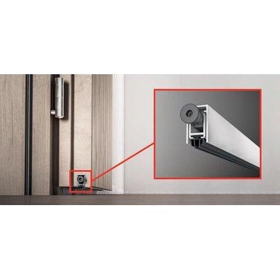 PARAFREDDO SOTTOPORTA A GHIGLIOTTINA REGOLABILE  ALLUMINIO MM 13X28 CM  73