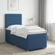 Letto box spring con materasso Blu 80 x 200 cm Tessuto 3453752