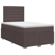 Letto box spring con materasso Marrone Scuro 120 x 200 cm 3454109