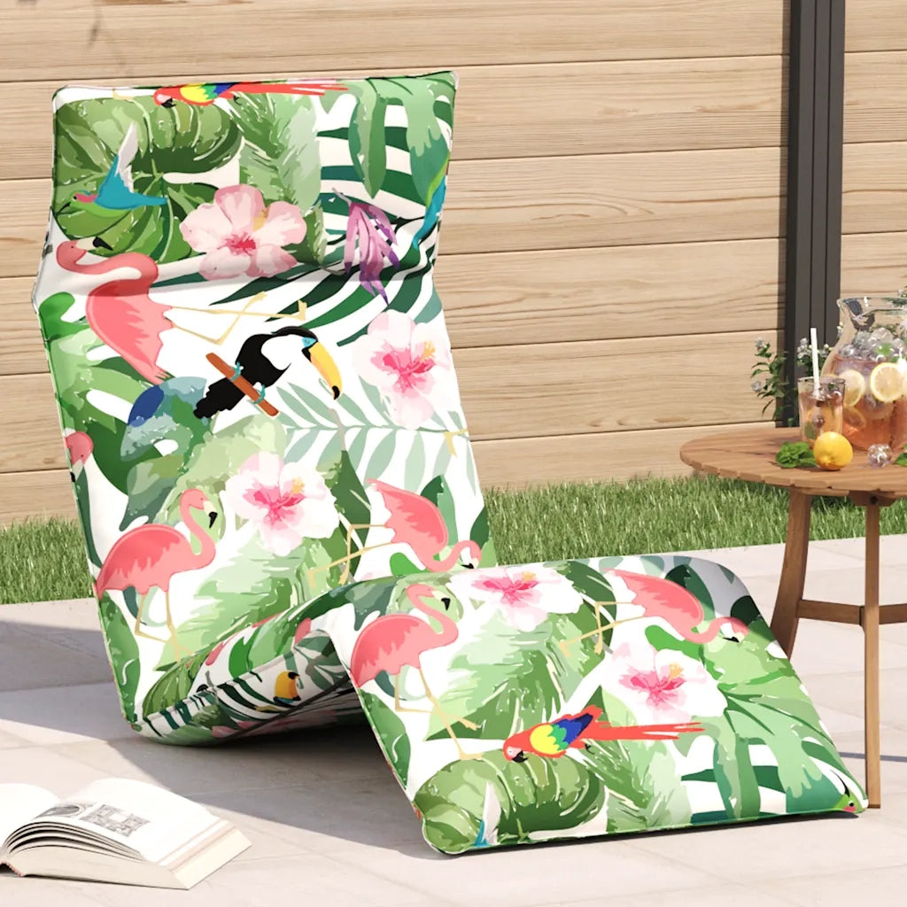 Lettino Pieghevole Multicolore 175x54x8,5 cm in Tessuto Oxford 4019763