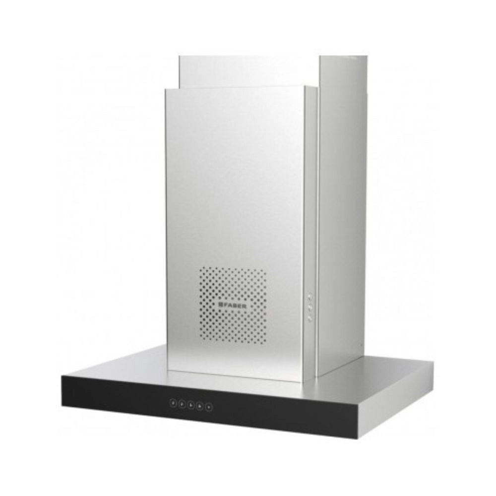 Cappa aspirante a parete Faber Air Hub Stilo Glass Comfort 60 cm classe A+ inox e vetro nero