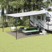 Tappeto da Tenda Grigio chiaro 400 x 400 cm Polietilene 42000200