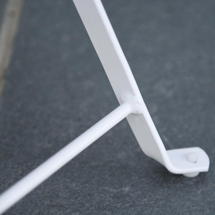 Serra per Orto da Giardino 2,95x2x2m in Acciaio e Polietilene Bianca